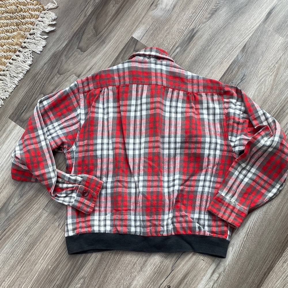 Vintage Plaid Shirt Jacket - Picture 5 of 6